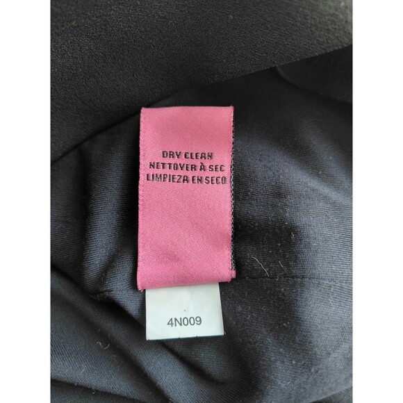 Betsey Johnson Black Sleeveless Lined A-Line Dress with Embellished Collar Sz 8 - Picture 8 of 11